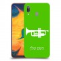 חצוצרה כיסוי מגן קשיח בעיצוב אישי עם השם שלך ל Samsung Galaxy A30 יחידה אחת סקרין מובייל