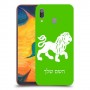 אריה כיסוי מגן קשיח בעיצוב אישי עם השם שלך ל Samsung Galaxy A30 יחידה אחת סקרין מובייל