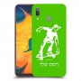 ילד סקייטבורד כיסוי מגן קשיח בעיצוב אישי עם השם שלך ל Samsung Galaxy A30 יחידה אחת סקרין מובייל