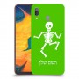 שלד כיסוי מגן קשיח בעיצוב אישי עם השם שלך ל Samsung Galaxy A30 יחידה אחת סקרין מובייל