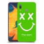 סמיילי כיסוי מגן קשיח בעיצוב אישי עם השם שלך ל Samsung Galaxy A30 יחידה אחת סקרין מובייל