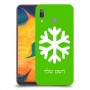 שלג כיסוי מגן קשיח בעיצוב אישי עם השם שלך ל Samsung Galaxy A30 יחידה אחת סקרין מובייל
