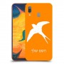 ציפור לבלוע כיסוי מגן קשיח בעיצוב אישי עם השם שלך ל Samsung Galaxy A30 יחידה אחת סקרין מובייל