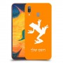 צפרדע טרופית כיסוי מגן קשיח בעיצוב אישי עם השם שלך ל Samsung Galaxy A30 יחידה אחת סקרין מובייל