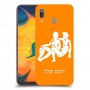 תאומים כיסוי מגן קשיח בעיצוב אישי עם השם שלך ל Samsung Galaxy A30 יחידה אחת סקרין מובייל