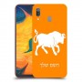 שור כיסוי מגן קשיח בעיצוב אישי עם השם שלך ל Samsung Galaxy A30 יחידה אחת סקרין מובייל