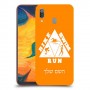 טריאתלון כיסוי מגן קשיח בעיצוב אישי עם השם שלך ל Samsung Galaxy A30 יחידה אחת סקרין מובייל
