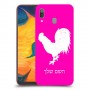תרנגול כיסוי מגן קשיח בעיצוב אישי עם השם שלך ל Samsung Galaxy A30 יחידה אחת סקרין מובייל