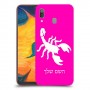 עקרב כיסוי מגן קשיח בעיצוב אישי עם השם שלך ל Samsung Galaxy A30 יחידה אחת סקרין מובייל