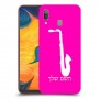 סקספון כיסוי מגן קשיח בעיצוב אישי עם השם שלך ל Samsung Galaxy A30 יחידה אחת סקרין מובייל