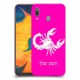 עקרב כיסוי מגן קשיח בעיצוב אישי עם השם שלך ל Samsung Galaxy A30 יחידה אחת סקרין מובייל