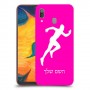 רץ כיסוי מגן קשיח בעיצוב אישי עם השם שלך ל Samsung Galaxy A30 יחידה אחת סקרין מובייל