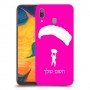צניחה חופשית כיסוי מגן קשיח בעיצוב אישי עם השם שלך ל Samsung Galaxy A30 יחידה אחת סקרין מובייל