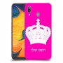 כתר מלכותי כיסוי מגן קשיח בעיצוב אישי עם השם שלך ל Samsung Galaxy A30 יחידה אחת סקרין מובייל
