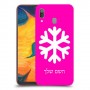 שלג כיסוי מגן קשיח בעיצוב אישי עם השם שלך ל Samsung Galaxy A30 יחידה אחת סקרין מובייל