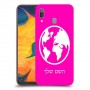 עולם כיסוי מגן קשיח בעיצוב אישי עם השם שלך ל Samsung Galaxy A30 יחידה אחת סקרין מובייל