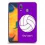 כדורעף - כדור כיסוי מגן קשיח בעיצוב אישי עם השם שלך ל Samsung Galaxy A30 יחידה אחת סקרין מובייל
