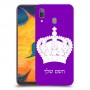 כתר מלכותי כיסוי מגן קשיח בעיצוב אישי עם השם שלך ל Samsung Galaxy A30 יחידה אחת סקרין מובייל