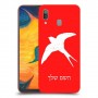 ציפור לבלוע כיסוי מגן קשיח בעיצוב אישי עם השם שלך ל Samsung Galaxy A30 יחידה אחת סקרין מובייל