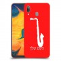סקספון כיסוי מגן קשיח בעיצוב אישי עם השם שלך ל Samsung Galaxy A30 יחידה אחת סקרין מובייל