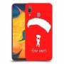 צניחה חופשית כיסוי מגן קשיח בעיצוב אישי עם השם שלך ל Samsung Galaxy A30 יחידה אחת סקרין מובייל