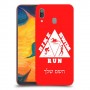 טריאתלון כיסוי מגן קשיח בעיצוב אישי עם השם שלך ל Samsung Galaxy A30 יחידה אחת סקרין מובייל