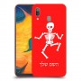 שלד כיסוי מגן קשיח בעיצוב אישי עם השם שלך ל Samsung Galaxy A30 יחידה אחת סקרין מובייל