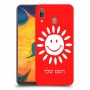 שמש כיסוי מגן קשיח בעיצוב אישי עם השם שלך ל Samsung Galaxy A30 יחידה אחת סקרין מובייל