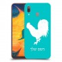 תרנגול כיסוי מגן קשיח בעיצוב אישי עם השם שלך ל Samsung Galaxy A30 יחידה אחת סקרין מובייל