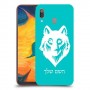 זאב כיסוי מגן קשיח בעיצוב אישי עם השם שלך ל Samsung Galaxy A30 יחידה אחת סקרין מובייל