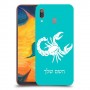 עקרב כיסוי מגן קשיח בעיצוב אישי עם השם שלך ל Samsung Galaxy A30 יחידה אחת סקרין מובייל