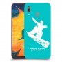 סנובורד כיסוי מגן קשיח בעיצוב אישי עם השם שלך ל Samsung Galaxy A30 יחידה אחת סקרין מובייל