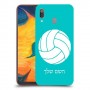 כדורעף - כדור כיסוי מגן קשיח בעיצוב אישי עם השם שלך ל Samsung Galaxy A30 יחידה אחת סקרין מובייל