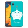 כתר מלכותי כיסוי מגן קשיח בעיצוב אישי עם השם שלך ל Samsung Galaxy A30 יחידה אחת סקרין מובייל