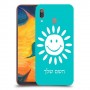 שמש כיסוי מגן קשיח בעיצוב אישי עם השם שלך ל Samsung Galaxy A30 יחידה אחת סקרין מובייל