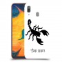 עקרב כיסוי מגן קשיח בעיצוב אישי עם השם שלך ל Samsung Galaxy A30 יחידה אחת סקרין מובייל