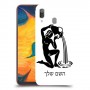 דלי כיסוי מגן קשיח בעיצוב אישי עם השם שלך ל Samsung Galaxy A30 יחידה אחת סקרין מובייל