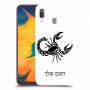 עקרב כיסוי מגן קשיח בעיצוב אישי עם השם שלך ל Samsung Galaxy A30 יחידה אחת סקרין מובייל