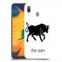 שור כיסוי מגן קשיח בעיצוב אישי עם השם שלך ל Samsung Galaxy A30 יחידה אחת סקרין מובייל