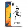 שלד כיסוי מגן קשיח בעיצוב אישי עם השם שלך ל Samsung Galaxy A30 יחידה אחת סקרין מובייל