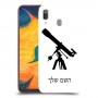 טלסקופ כיסוי מגן קשיח בעיצוב אישי עם השם שלך ל Samsung Galaxy A30 יחידה אחת סקרין מובייל