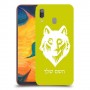 זאב כיסוי מגן קשיח בעיצוב אישי עם השם שלך ל Samsung Galaxy A30 יחידה אחת סקרין מובייל