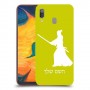 סמוראי כיסוי מגן קשיח בעיצוב אישי עם השם שלך ל Samsung Galaxy A30 יחידה אחת סקרין מובייל