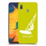גלישת מפרש כיסוי מגן קשיח בעיצוב אישי עם השם שלך ל Samsung Galaxy A30 יחידה אחת סקרין מובייל