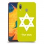 מגן דוד - ישראל כיסוי מגן קשיח בעיצוב אישי עם השם שלך ל Samsung Galaxy A30 יחידה אחת סקרין מובייל