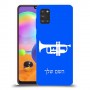 חצוצרה כיסוי מגן קשיח בעיצוב אישי עם השם שלך ל Samsung Galaxy A31 יחידה אחת סקרין מובייל
