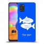 דגים כיסוי מגן קשיח בעיצוב אישי עם השם שלך ל Samsung Galaxy A31 יחידה אחת סקרין מובייל