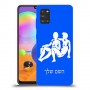 תאומים כיסוי מגן קשיח בעיצוב אישי עם השם שלך ל Samsung Galaxy A31 יחידה אחת סקרין מובייל