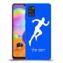 רץ כיסוי מגן קשיח בעיצוב אישי עם השם שלך ל Samsung Galaxy A31 יחידה אחת סקרין מובייל