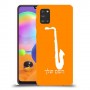 סקספון כיסוי מגן קשיח בעיצוב אישי עם השם שלך ל Samsung Galaxy A31 יחידה אחת סקרין מובייל